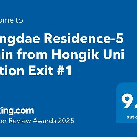 Hongdae Residence-5 1Min From Hongik Uni Station Exit #1 Seúl Exterior foto